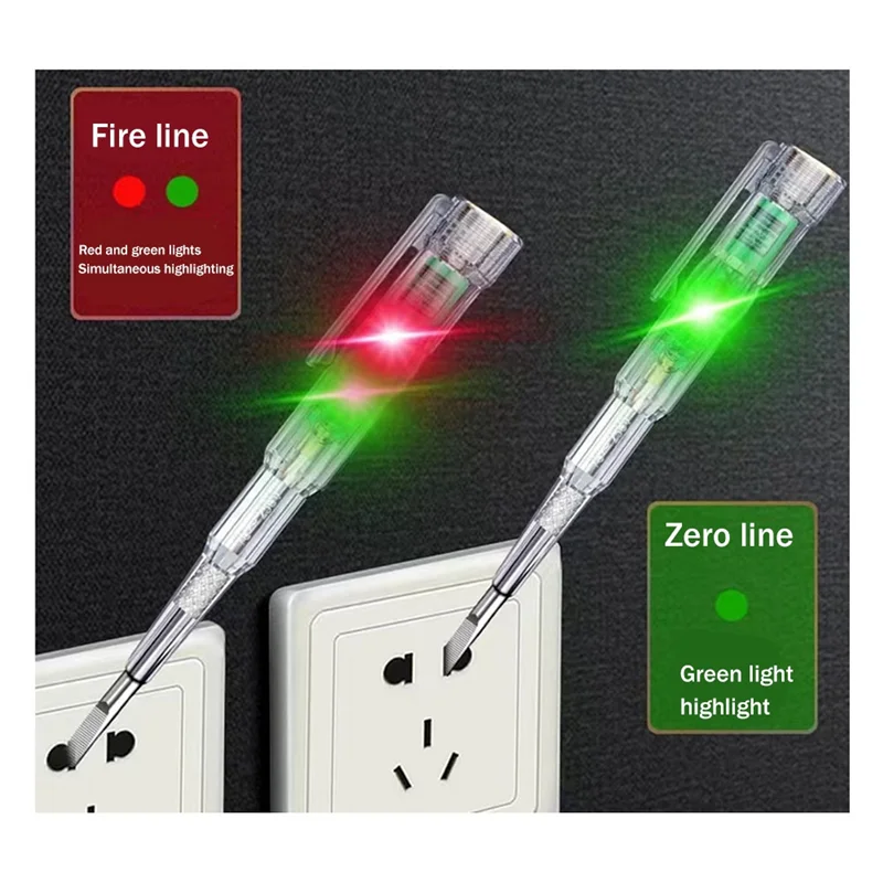 3Piece Intelligent Tester Pen Induction Power Electric Screwdriver For Zero Measuring Firewire-A68E