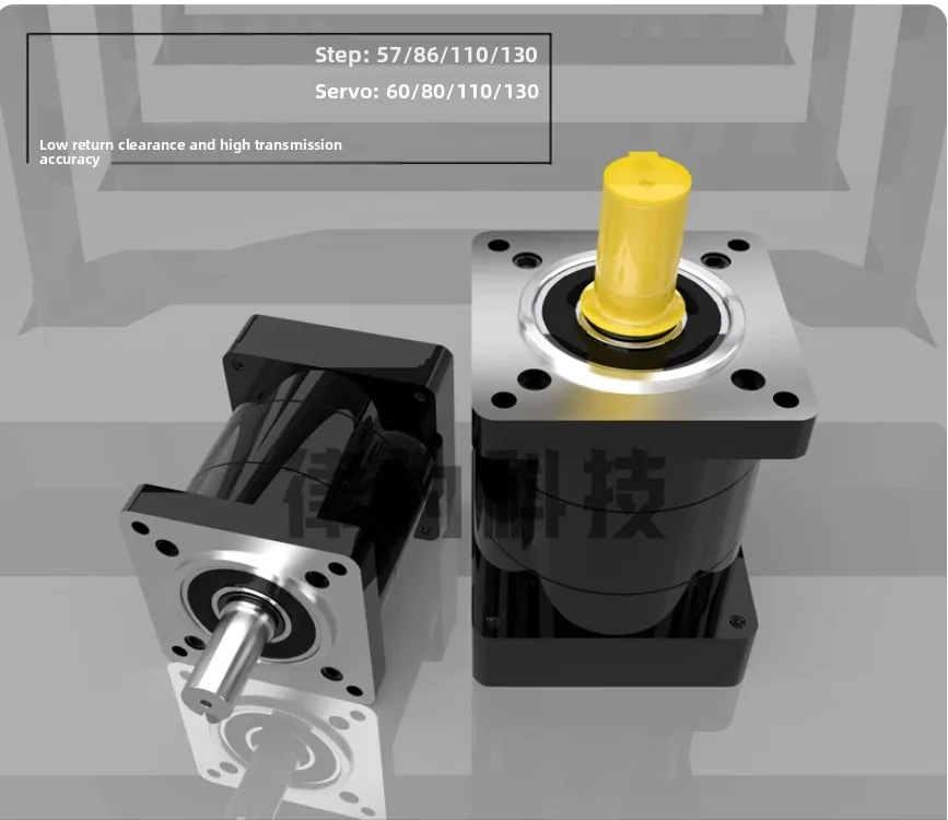 57 60 80 86 110 130mm Planetary Gearbox Reducer for Stepper Servo Motor 3-100 Ratio