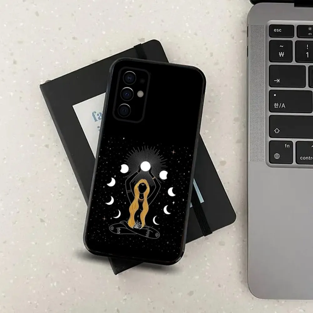 Witches moon Tarot Mystery Totem Etui na telefon Samsung S24,S21,S22,S23,S30,Ultra,S20,Plus,Fe,Lite,Note,10,9,5G Black Soft Cover — zdjęcie 7