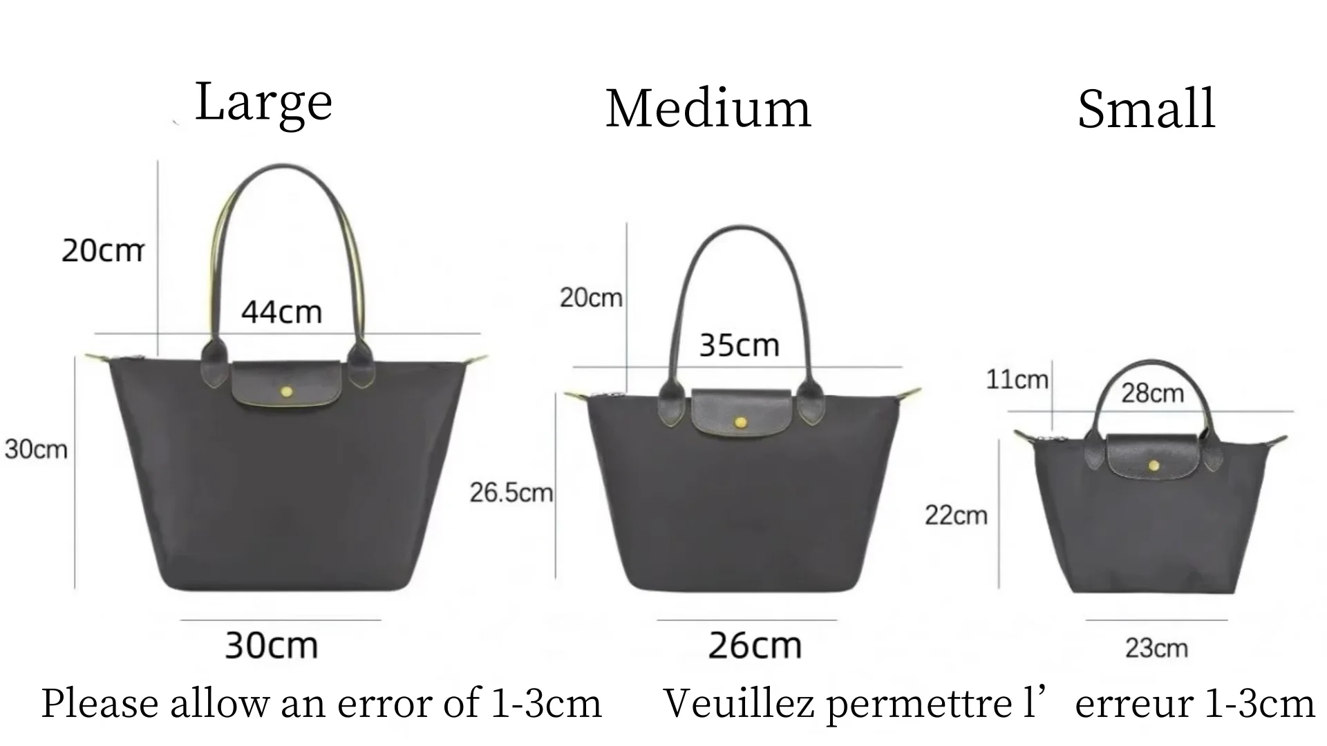 Foldable hobo Bags Classics Lady Tote Bag Embroidered Shoulder Bags Woman Fashion Nylon Handbag Shopping Bag high quality