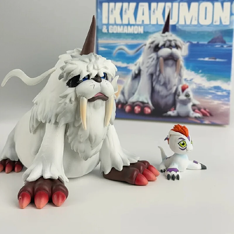 

Digimon Adventure Figures Gomamon To Ikkakumon Evolution Set Anime Figure Pvc Statue Collection Model Children Gift Toys
