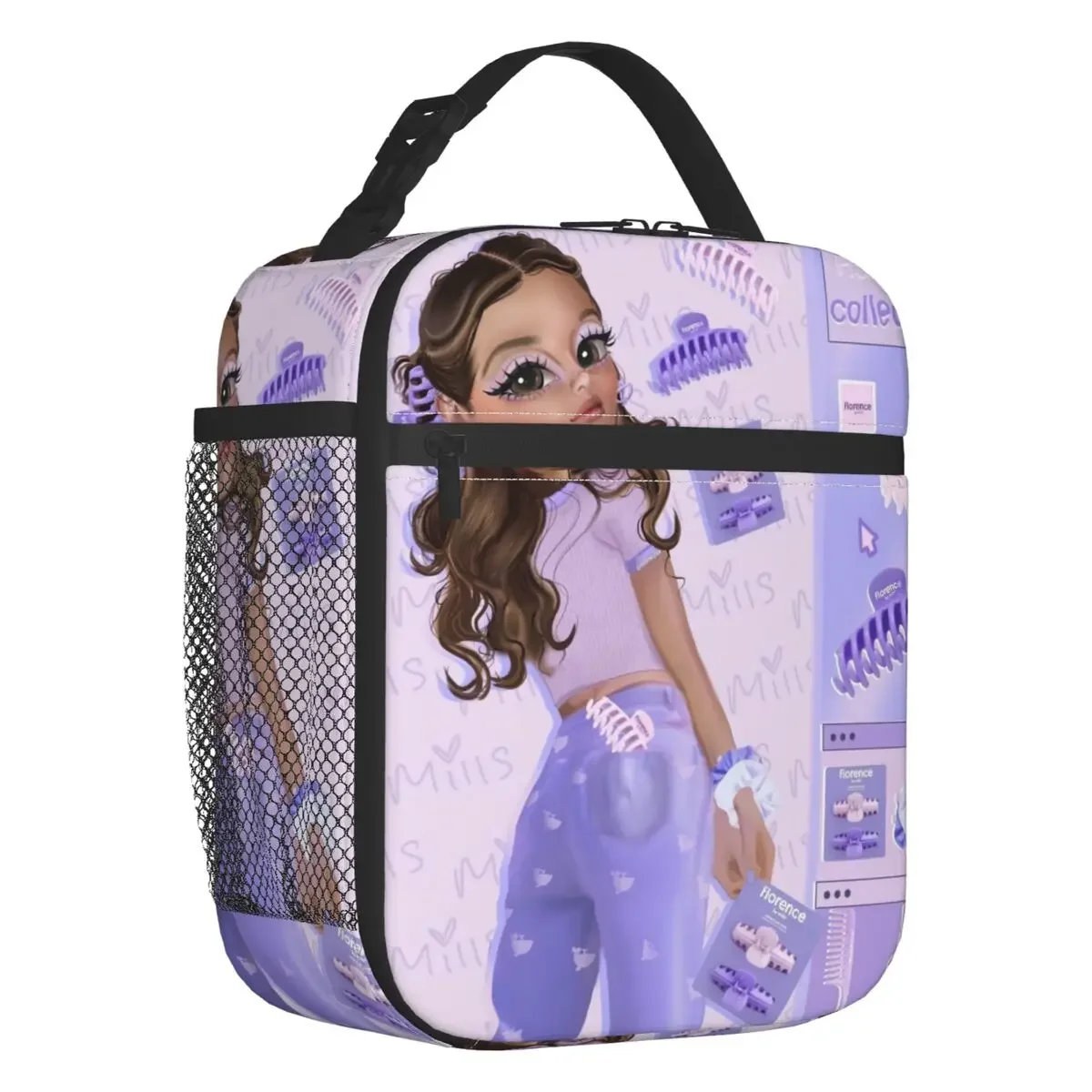 

Custom Florence By Mills Lunch Bag Men Women Thermal Cooler Insulated Lunch Box for Adult Office