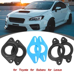 X Autohaux 2 Pcs Blue Plastic Car Speaker Mounting Adapter Bracket Rings for Toyota for Subaru for Lexus