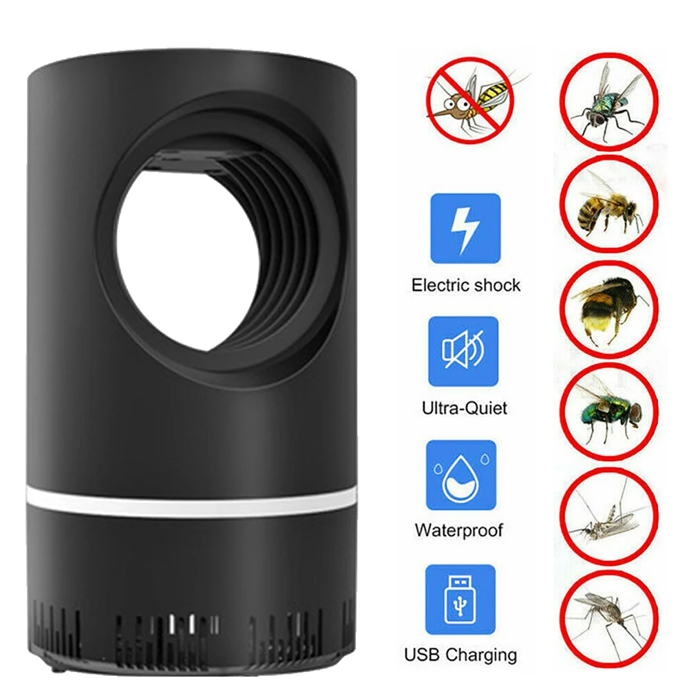Lâmpada elétrica do assassino do mosquito, USB, Inteligente, Assassino do inseto, Bug Zapper, Armadilha interna da mosca