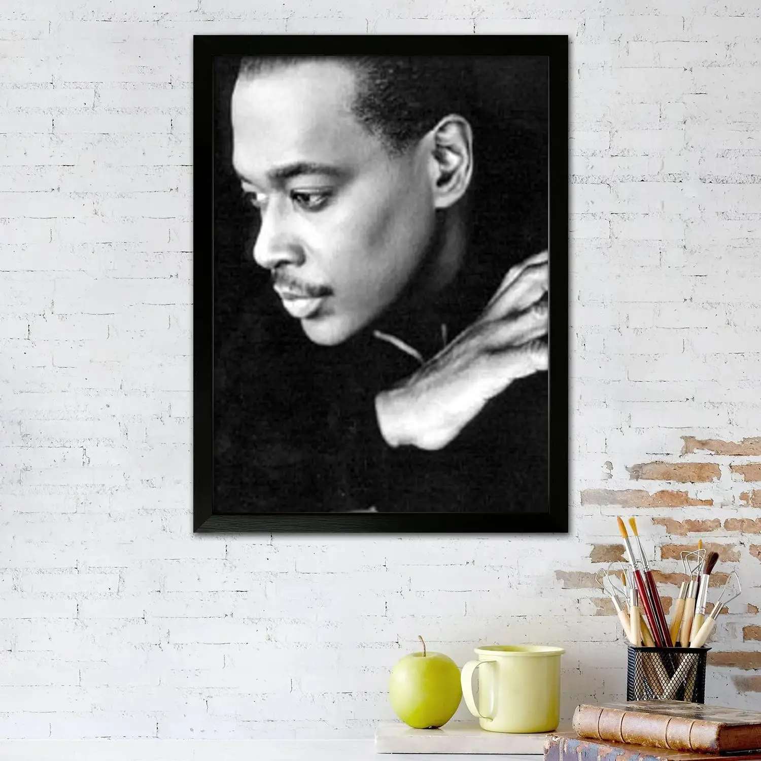 Luther Vandross Canvas Art Poster, Wall Art Picture Print, Modern Family Bedroom Decor Posters,Decorative painting