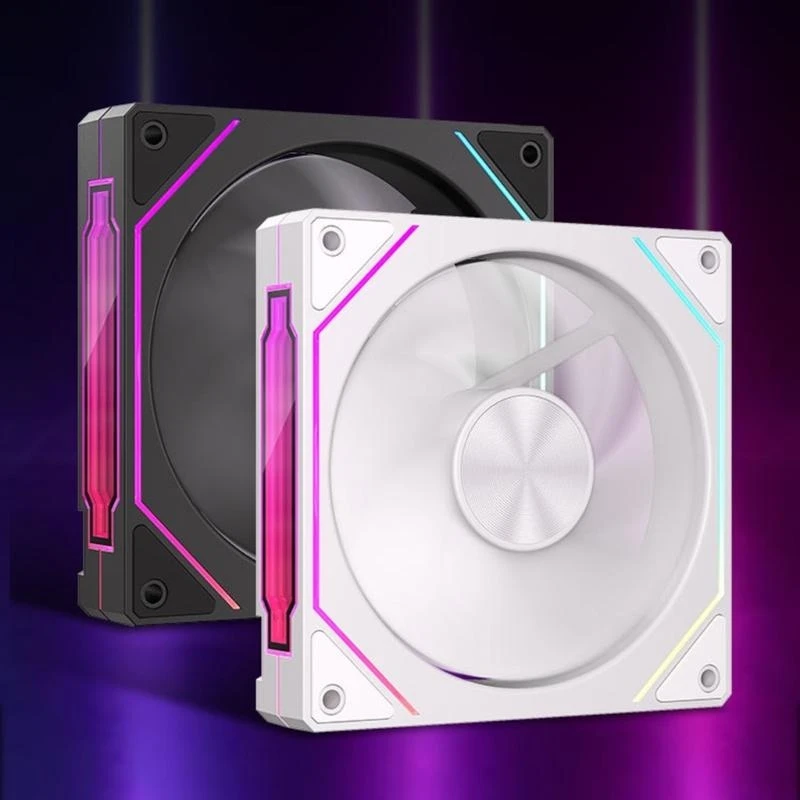 120mm Case Fan Customizable Cooling Fan Mirror Lighting DC12V