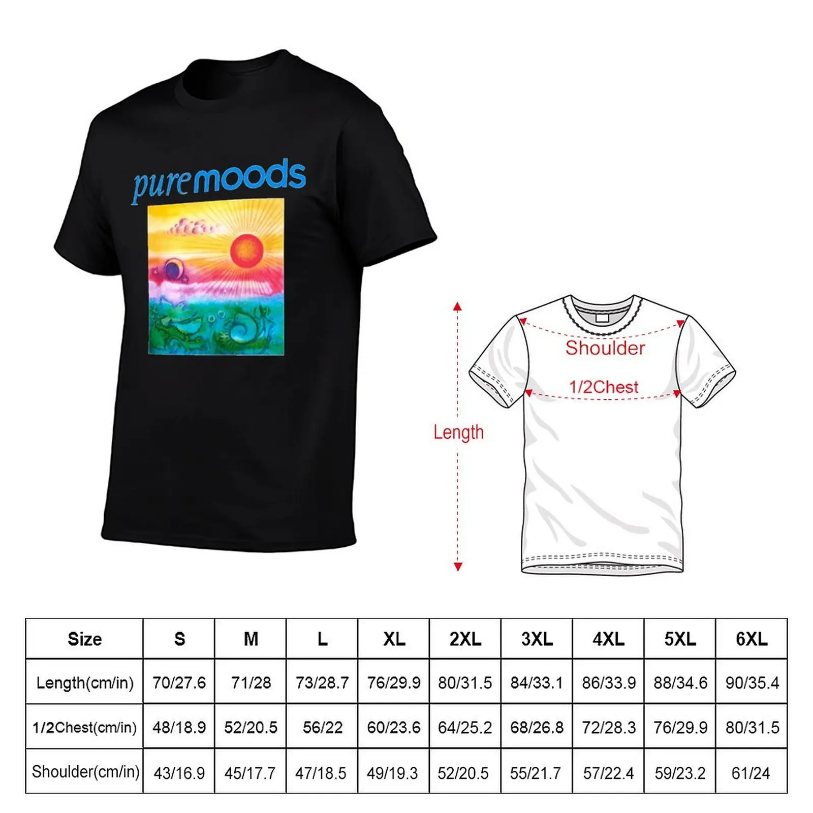 Pure-Moods-(Pure-90's-Nostalgia-Moods)-Classic T-Shirt t shirts for man graphic vintage men t shirt cotton 100% T-Shirt