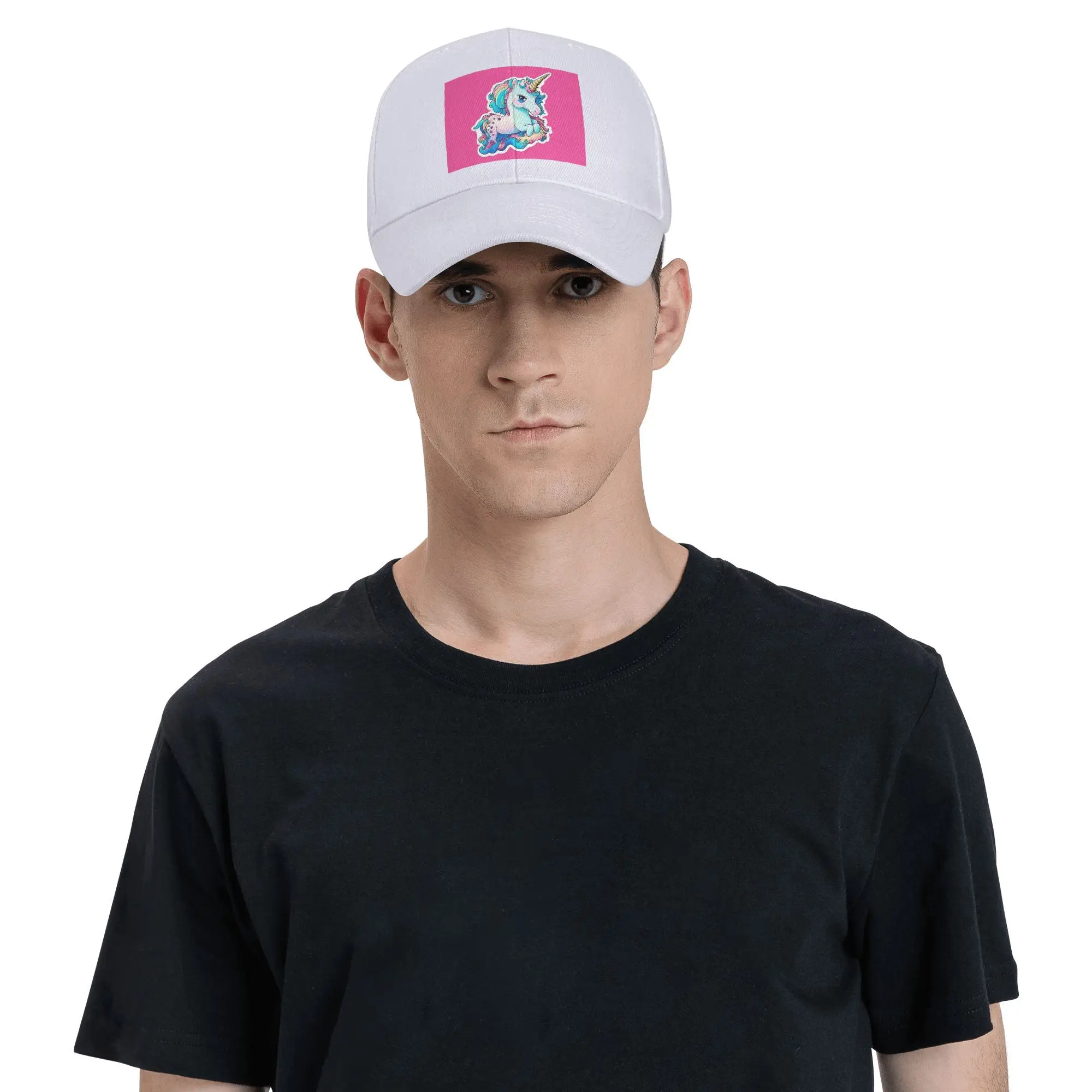 

Cute Colourful Unicorn 5 Baseball Caps Snapback Fashion Baseball Hats Breathable Casual Casquette Outdoor Unisex