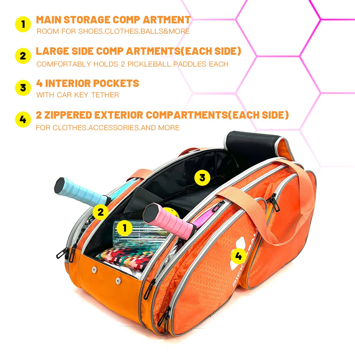 

New spot fitness bag fashionable waterproof sports tennis racket bag