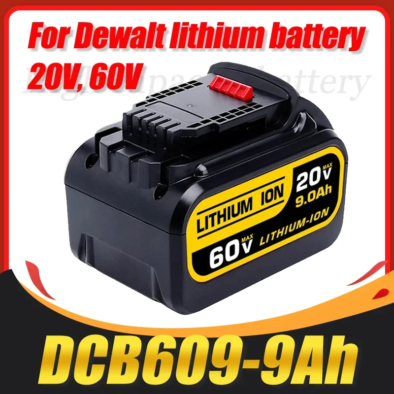 DaDaXiong New For Dewalt 60V DCB606 9000mAh 20V MAX Li-ion Battery DCB206 DCB209 DCB182 DCB609 DCB205 DCB204 Power Tool Battery