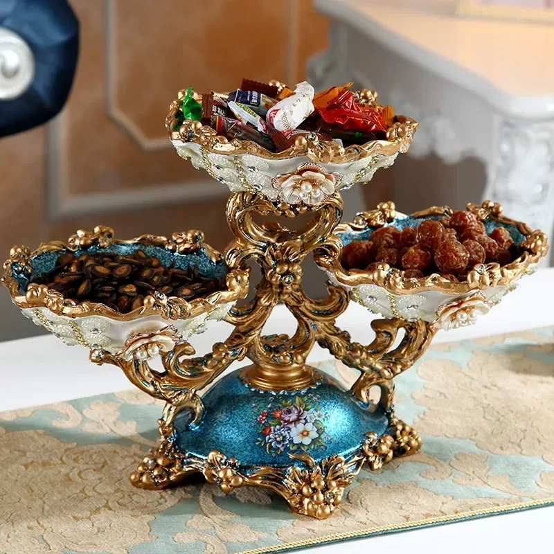 Popular Selling New Design Resin Retro Dessert Tableware Dry Fruit Dish