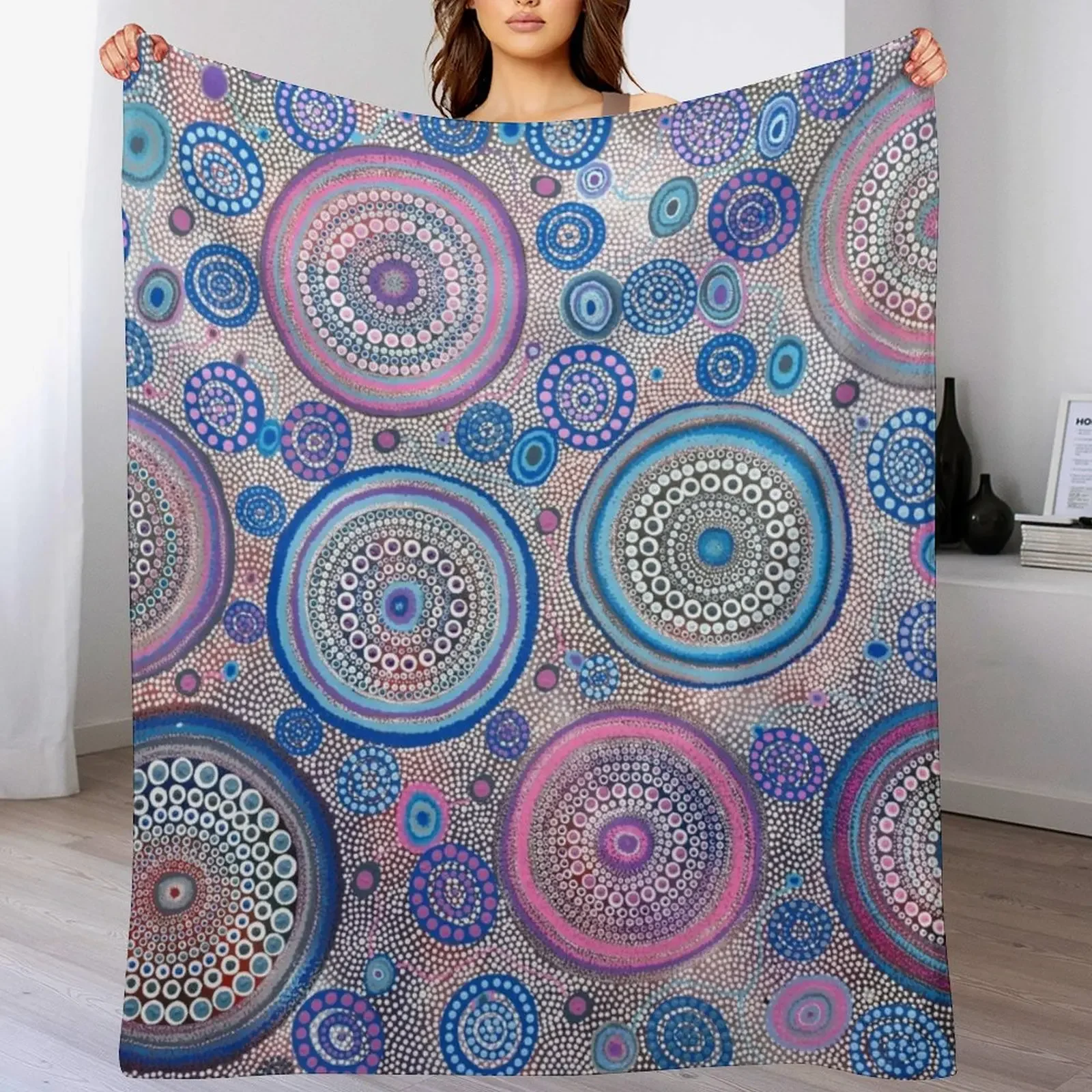 

Seven Sister's Dreaming Throw Blanket for winter Comforter Sleeping Bag Blankets For Sofas Blankets