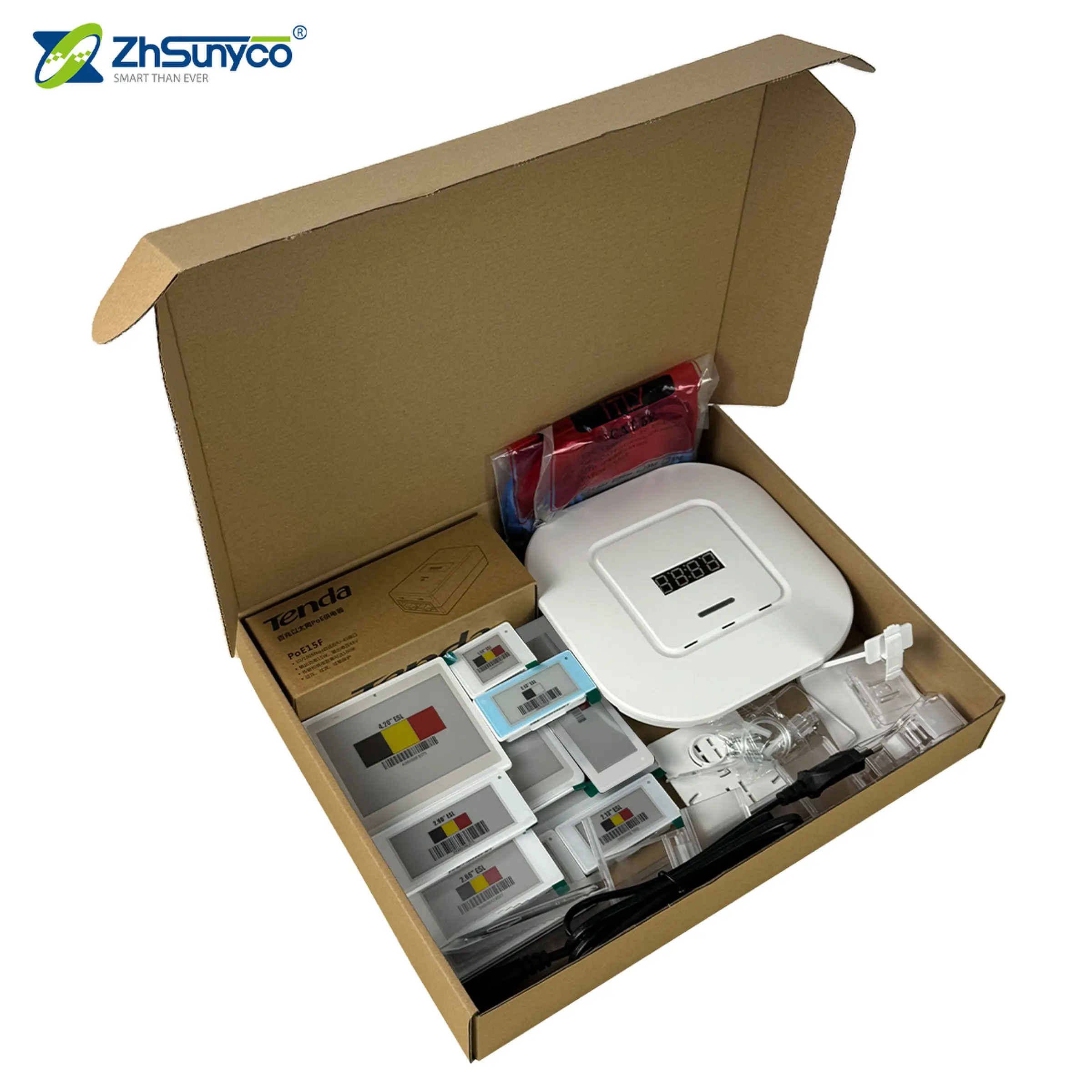 A set Display Price Tag ESL System E-ink E-paper Price Label Electronic Shelf Label for Supermarket