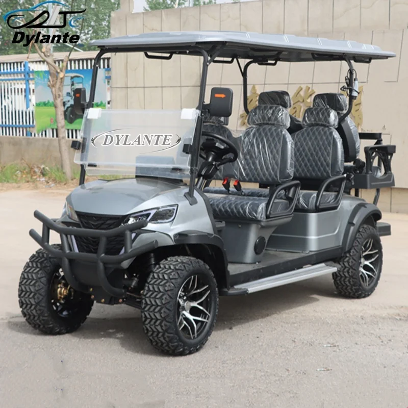 High End 5KW Motor Electric Golf Cart Scooter With Folding Windshield, 2026 New Lead Acid Maintenance Free Battery Golf Cart