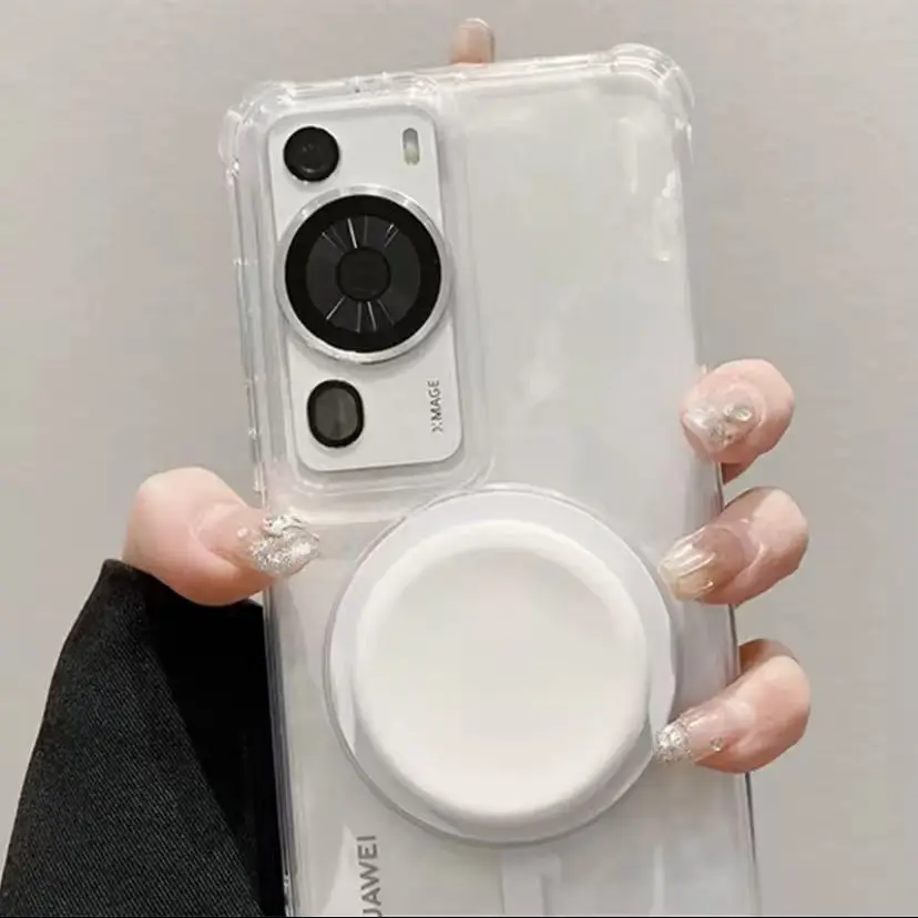 ل MagSafe حامل قبضة الهاتف الخليوي طوي قابل للسحب حامل الهاتف المحمول آيفون 17 16 15 14 13 12 مع غطاء سيليكون #4