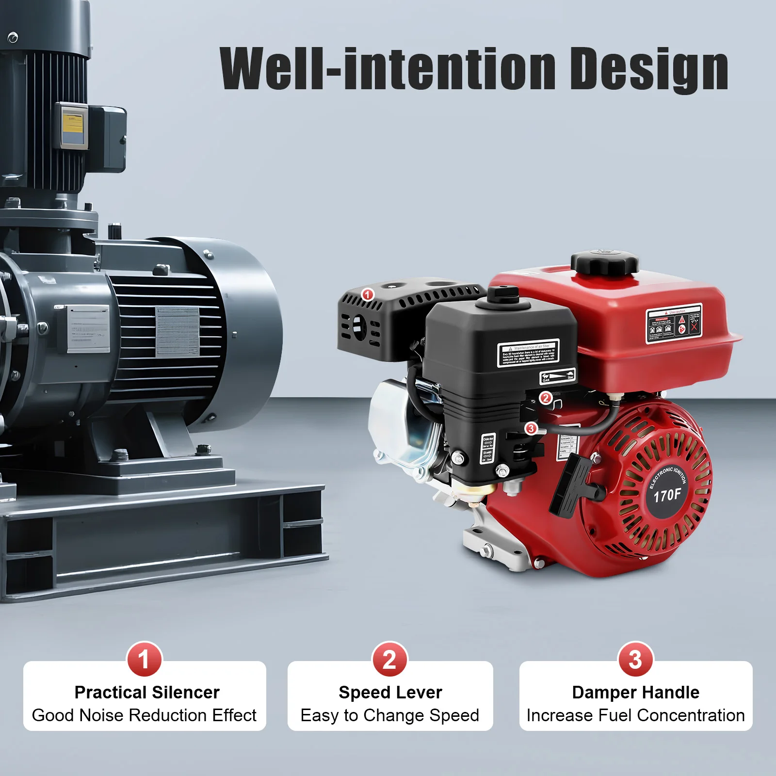 7.5HP Gas Engine Ho…