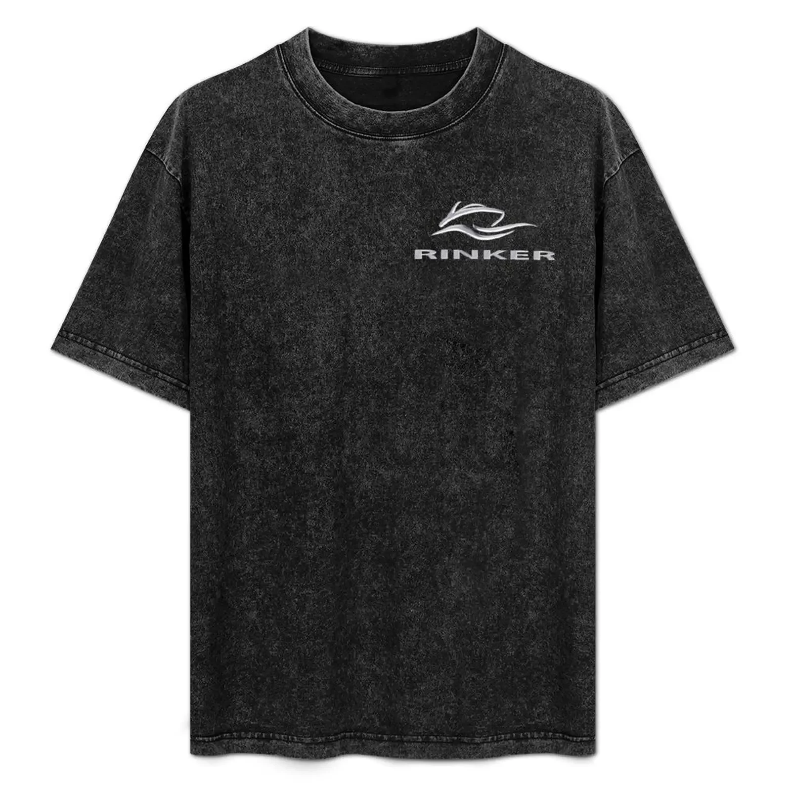 

Rinker Boats POCKET SIDE T-Shirt blacks Luxury man baggy shirts t shirt for men