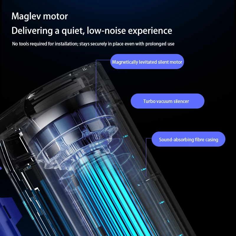 Portable Wall-Mounted Bladeless Tower Fan, 3 Speed Quiet Cooling Desk Fan, 2-in-1 Fan & Phone Stand, Multi-Scene Applicable image 5
