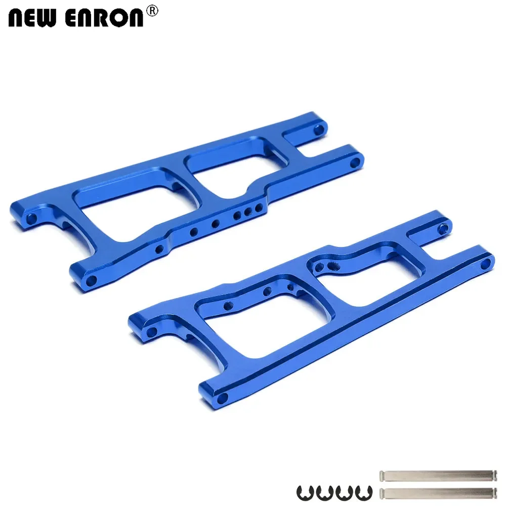 NUEVO ENRON CNC # Brazos de suspensión inferiores delanteros/traseros de aleación 3655X para RC 1/10 Traxxas Slash 4x4 Rustler Stampede XO-1 piezas de mejora