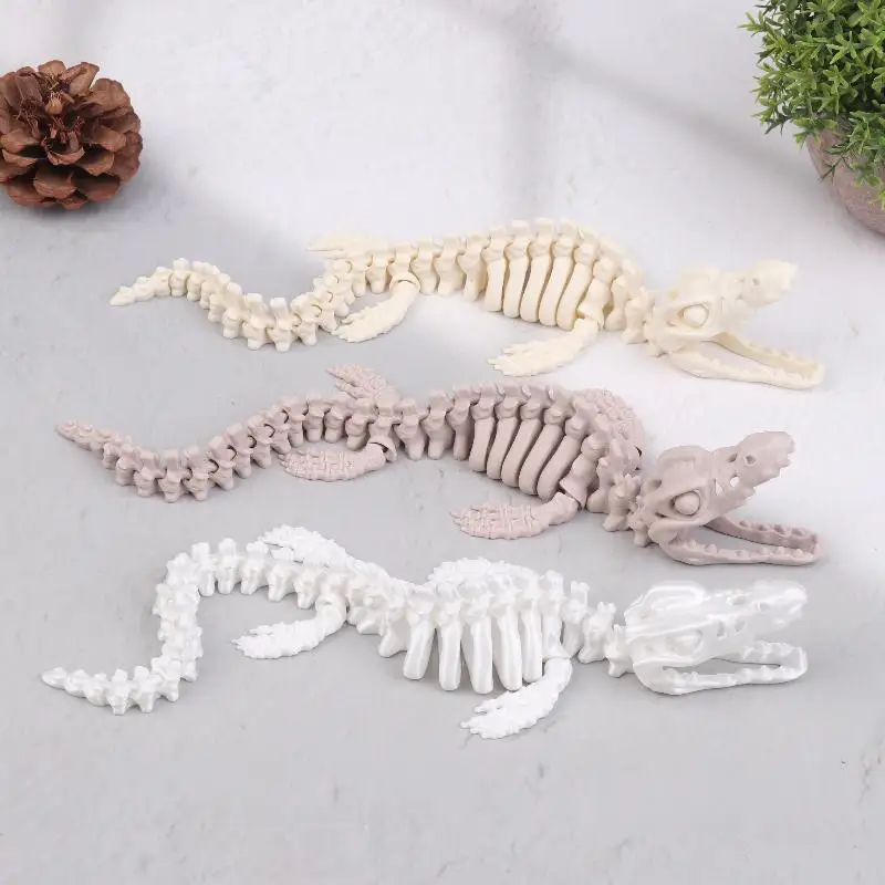 Neue 1PCS Realistische Mosasaurus Skelett Replik Aquarium Dekoration Dinosaurier Skelett Modell Für Aquarium Dekoration