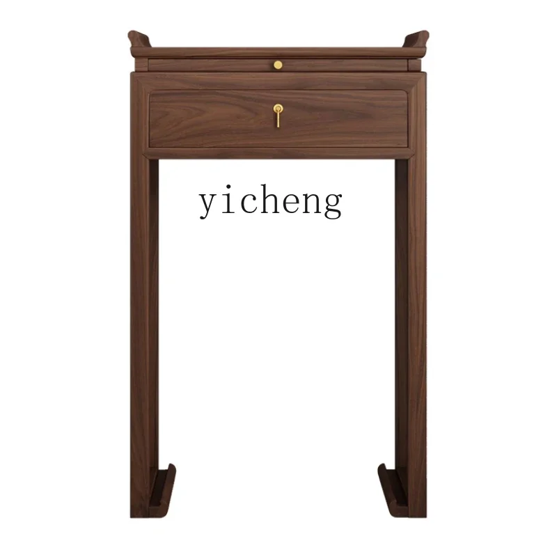 

New Chinese Solid Wood Altar Incense Burner Table Household Modern Small Prayer Altar Table Altar Buddha Shrine