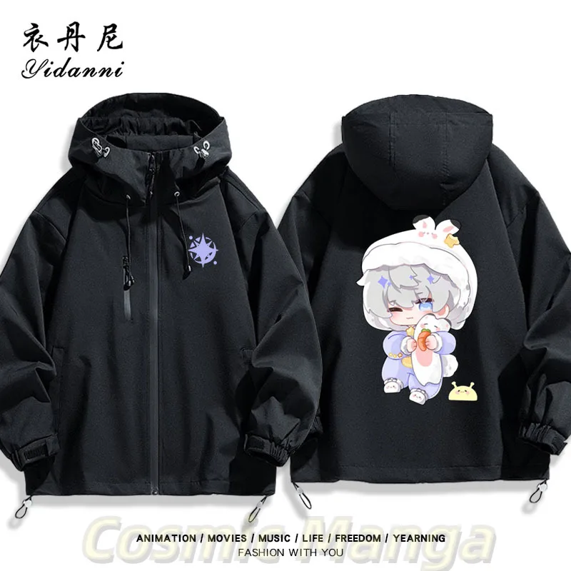 

Zayne Rafayel Sylus Love and Deepspace Anime Cosplay Long Sleeve Jacket Unisex Coat Zipper Hooded Sweatshirt Top Cosplay Costume