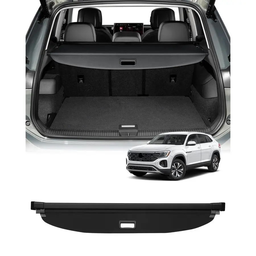 

Cargo Cover for 20202025 2026 VW Volkswagen Atlas Cross Sport Accessories Rear Trunk Cover Luggage Cover Retractable Trunk Shiel