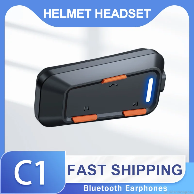 

C1 Helmet Headset Motorcycle Wireless Bluetooth Stereo Headphones Moto Universal Handsfree HD Call Noise Reduction Long Standby