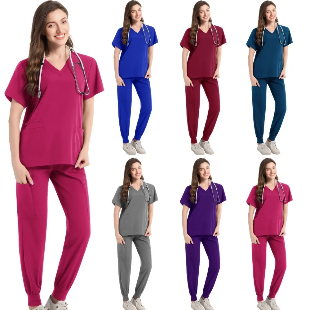 Colorful Scrub Medical Surgery Workwear High Quality Medical Suit Medical andNurse Work Uniform Hospital Beauty Salon Uniforms