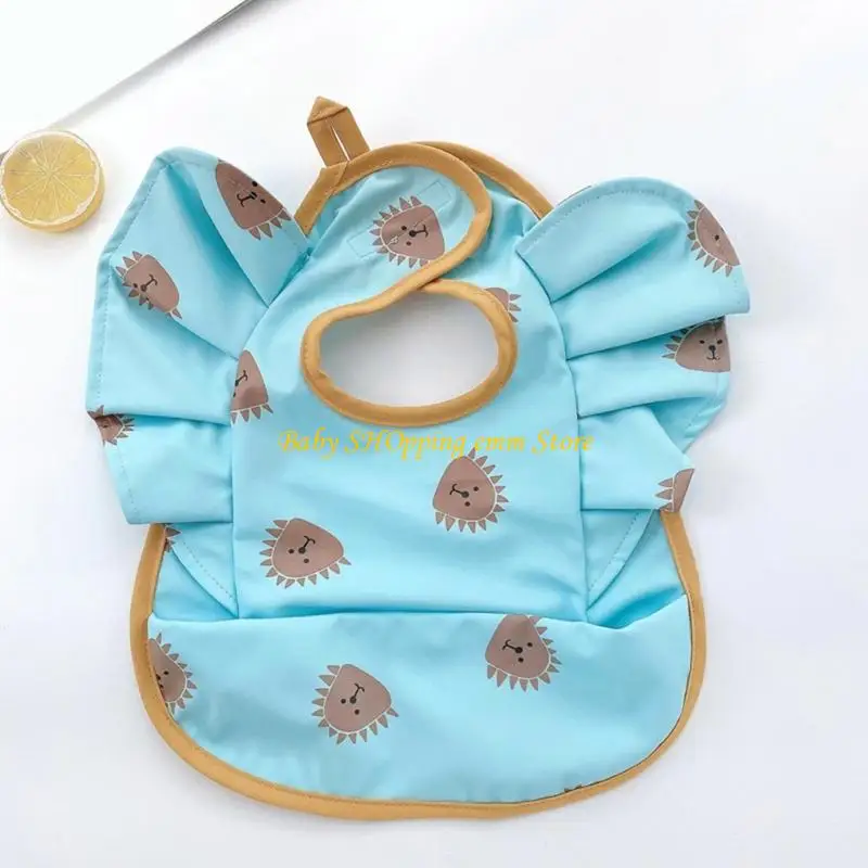 23GD Angel Angel Wing مصمم Baby Bib Pu Pu Water Pray Burp Dorp Depance سهلة التنظيف للطفل الصغير