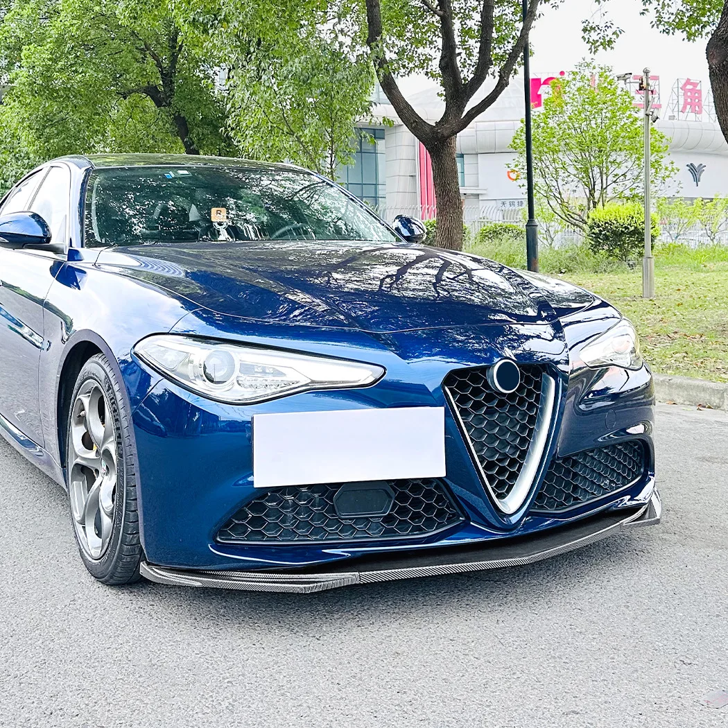 

For Alfa Romeo Giulia 2015-2022 Front Bumper Lip Splitter Spoiler