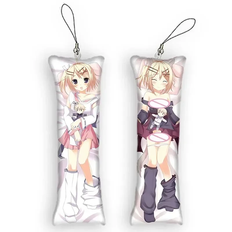 

New Pattern Hot Selling Item Anime Keychain VOCALOID Character Cos Mini Dakimakura HD Print Ornament Cute Otaku Small Bod