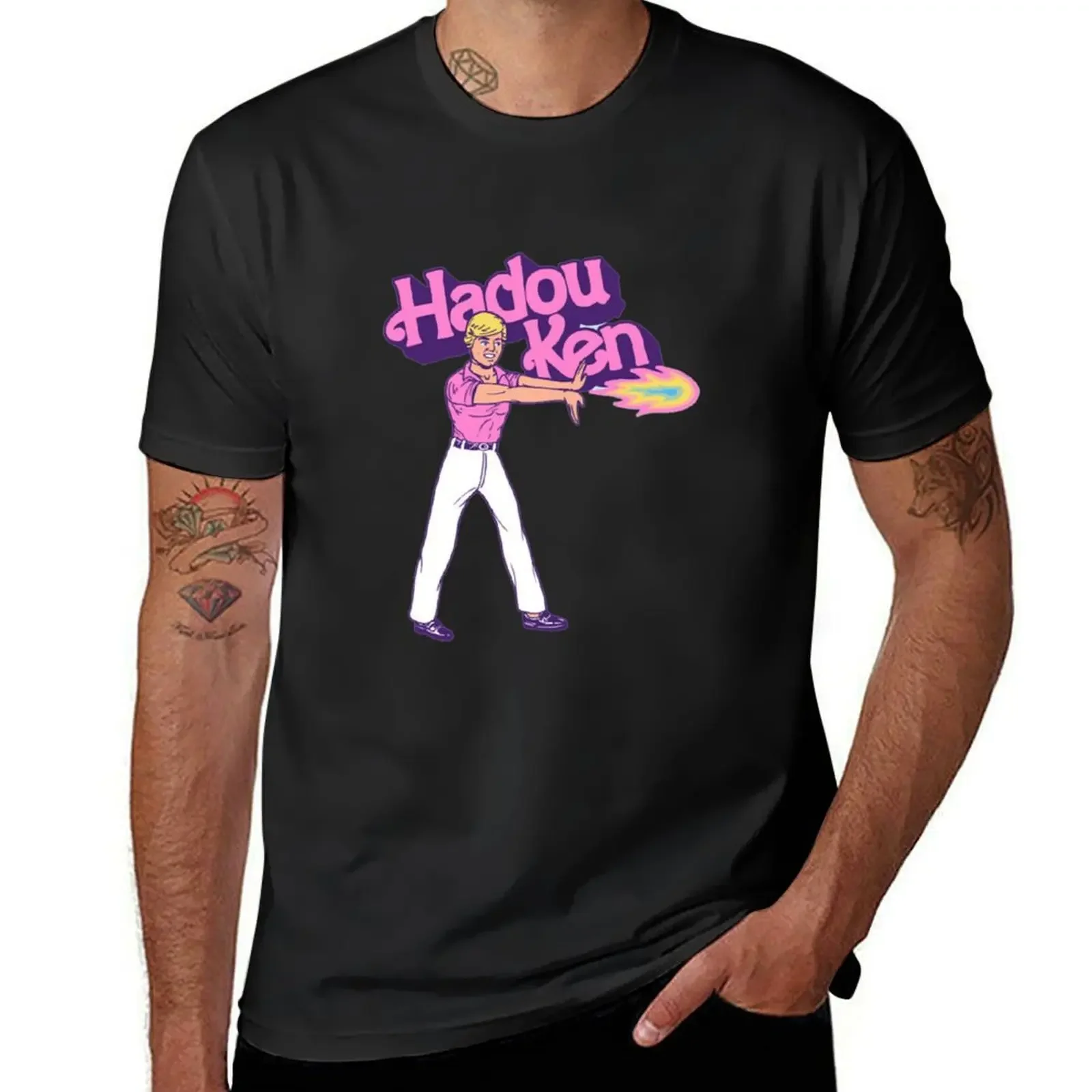 Hadou-KEN Classic T-Shirt plus size clothes blacks tops mens t shirts pack