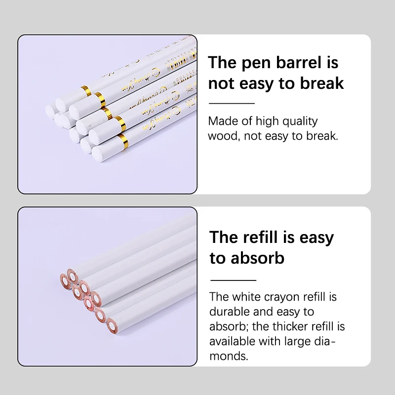 مسمار حجر الراين المنتقى نقطة الحفر القلم الأبيض تلوين جريئة الملء ذاتية اللصق لتقوم بها بنفسك مسمار أداة فنية قلم شمع أبيض للتقليم #3