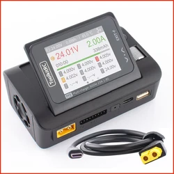 ToolkitRC M9 7-35V 25A 600W Dual USB Fast Balance Charger/Discharger Audio Function For 1-8S Lipo LiHV LiFe Lion Battery