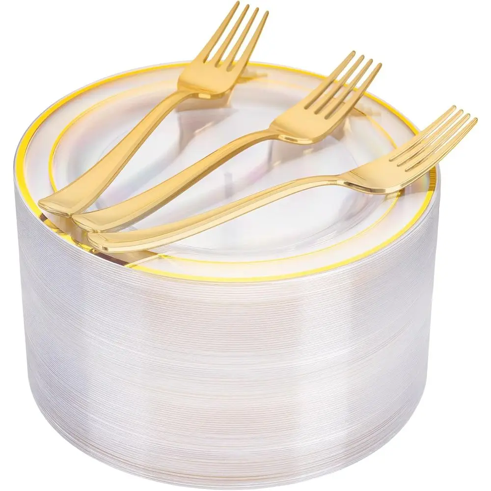 72 Pcs Clear Plasti…