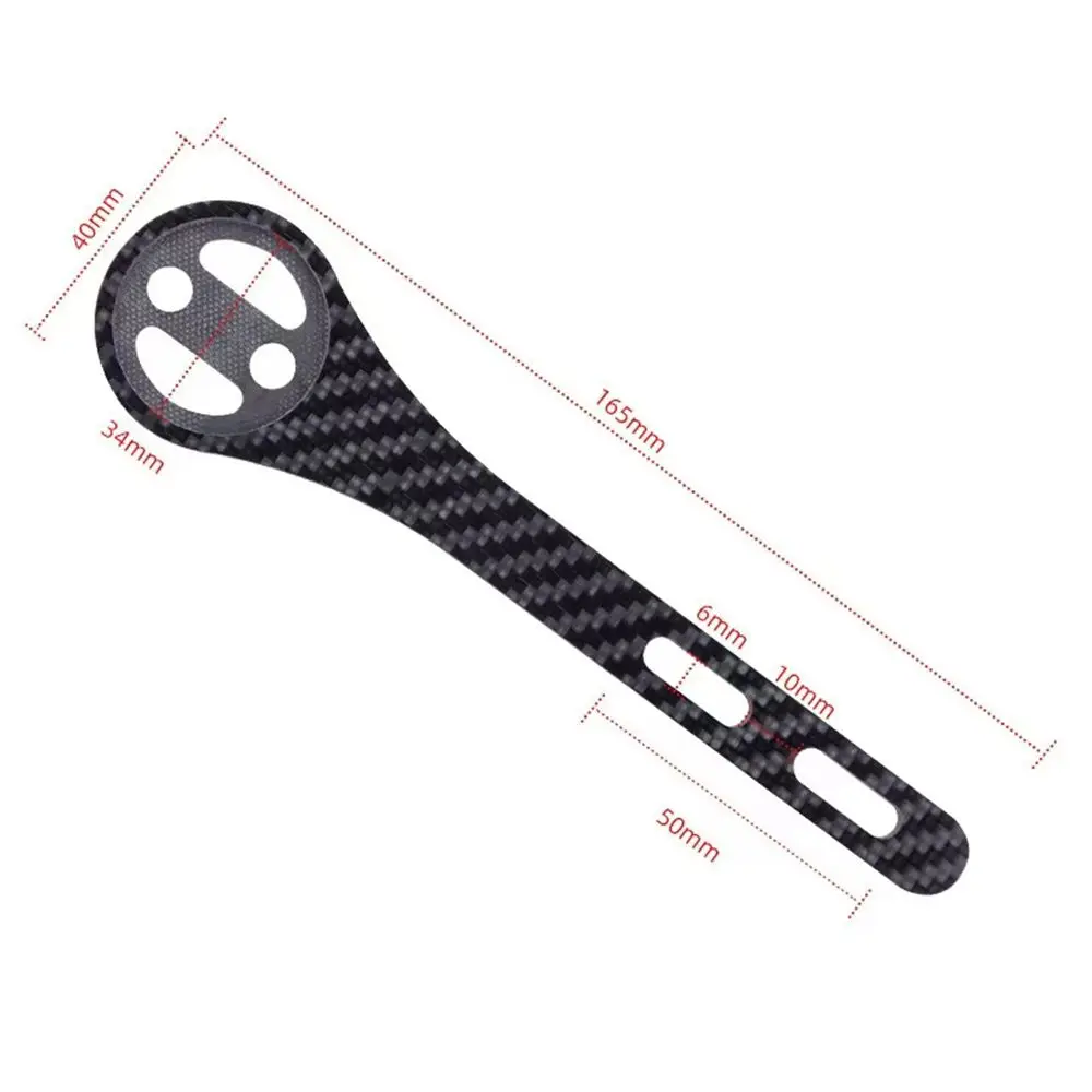 Bicycle Computer Extended Holder Carbon Fiber Bracket Road Bike Stopwatch Speedometer Mount Holder For Garmin Bryton Light Stand