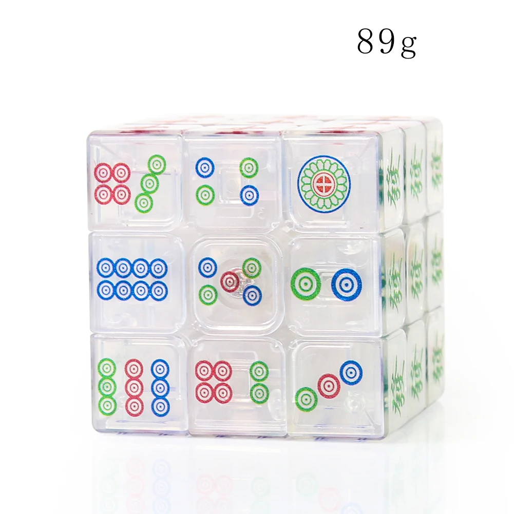 Speed Magic Cubes Puzzle for Kids and Adult Decompress Educational Transparent Cube Digital Chess Cube Gift