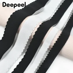 5/10M Deepeel 10-50mm Lace Elastic Bands Underwear Soft Rubber Band Bra Strap Dress Waist Belt Ribbon DIY Sewing Accessories
