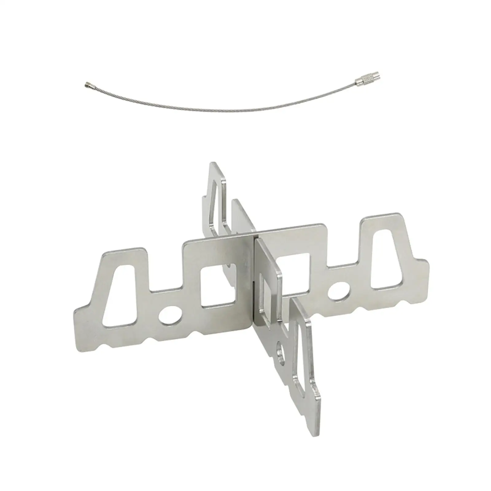 2xCamp عبر حامل مخيم قاعدة حامل وعاء دعم وعاء حامل للمشي لمسافات طويلة في الهواء الطلق السفر شواء