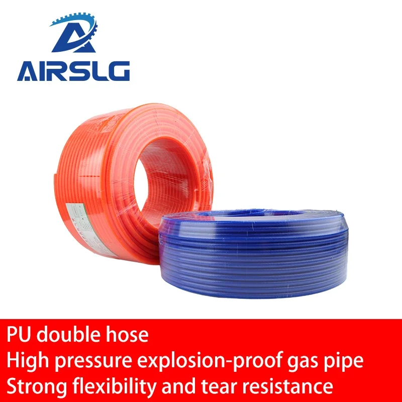 

PU yarn clip tube high-pressure explosion-proof trachea high-pressure wrapped yarn hose 8x5mm 10x6.5mm 12x8mm 14x10mm