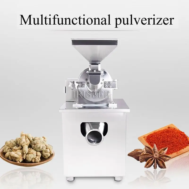 Large Capacity Grinder Machine Pulverizer Flour Powder Mill Machine For Flax Seed Black Pepper Cinnamon Coriander Clove Nutmeg