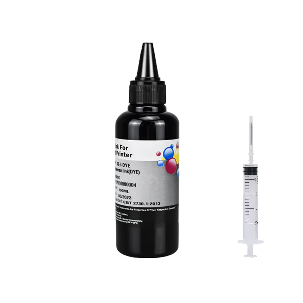 100ml Ink Refill Kit For HP 21 22 301 302 304 121 122 123 650 652 300 140 141 350 351 343 338 XL Cartridge Printer Dye Ink