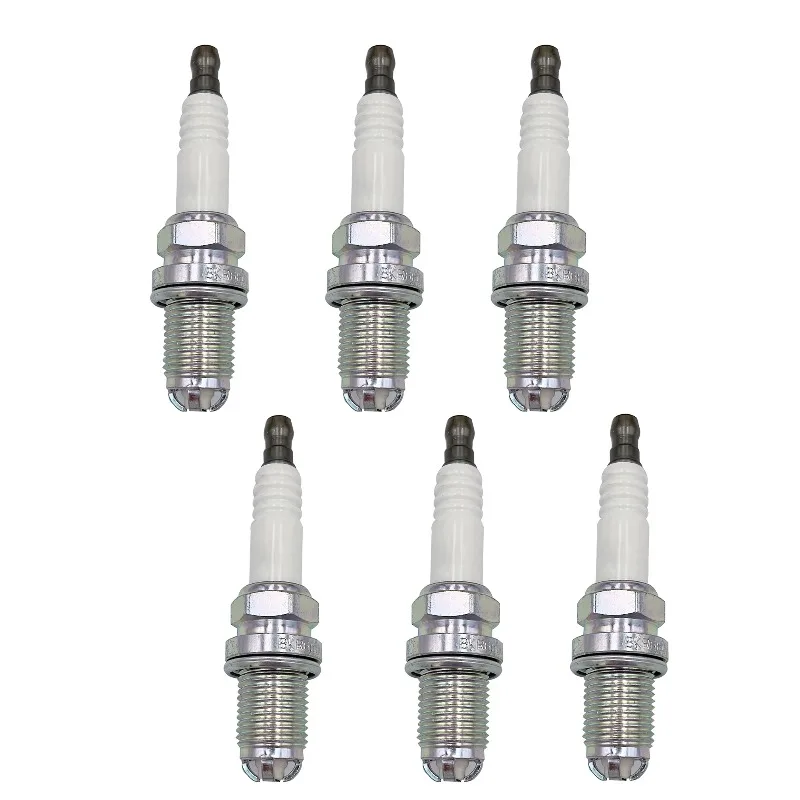 4/6PCS 3199 BKR6EQUP Spark Plug for BMW E39 E46 E60 E53 E66 320i 525i 540i X3 X5 MINI R50 R53 Audi A6 A8 VW Passat Volvo S60 V70