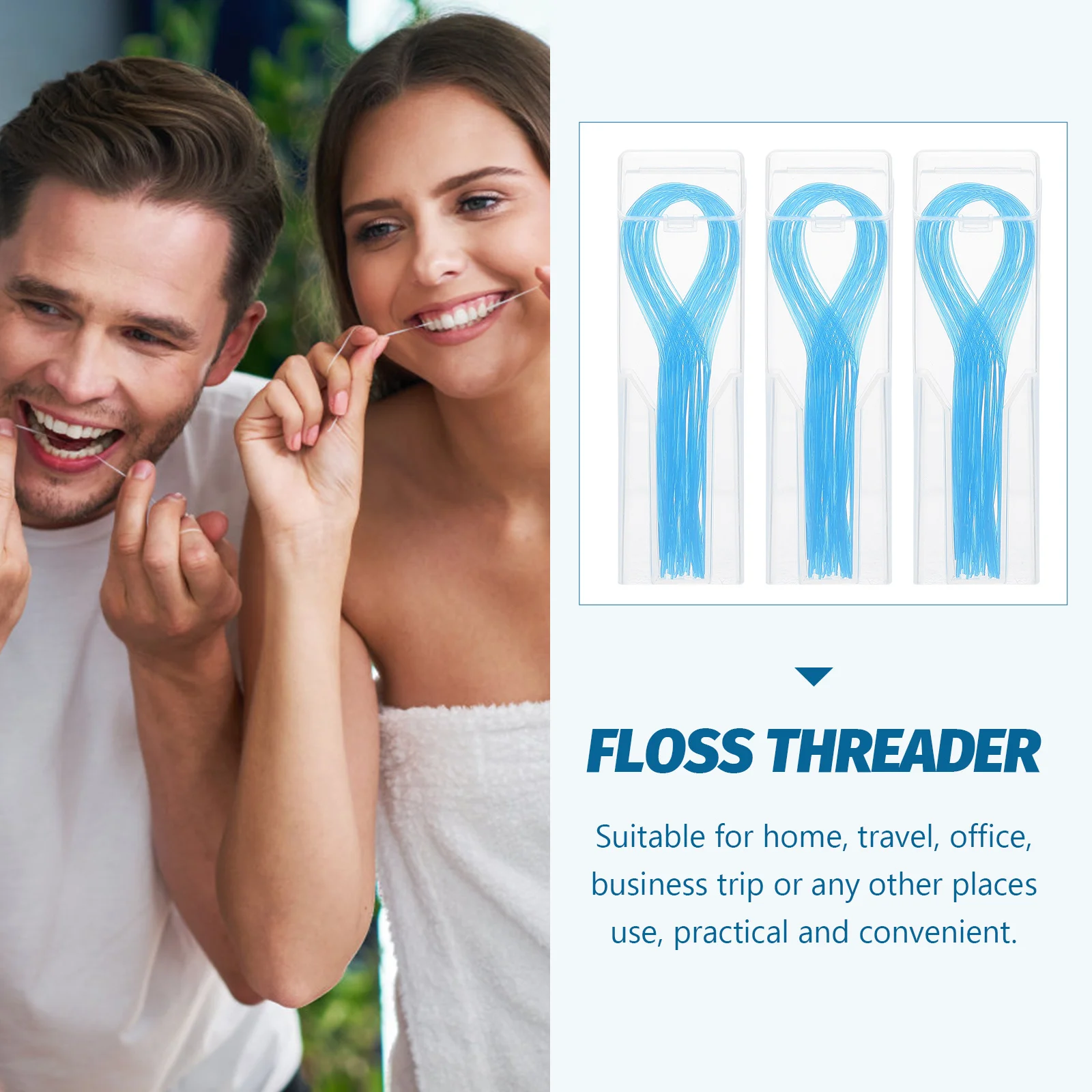 150Pcs Floss Threaders Braces Floss Threaders Portable Dental Floss Threaders floss threaders for bridges