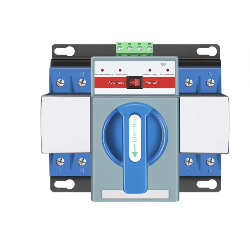 For GCDQCN Dual Power ATS Switch 4P Automatic Transfer 220V 380V Household Industrial Backup Power Control Relay