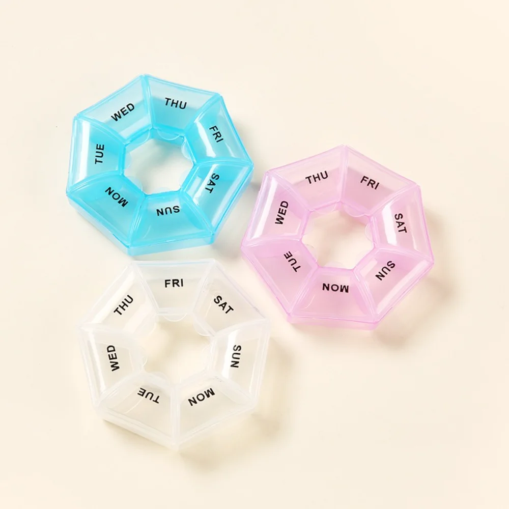 Neue Heiße Mini Premium Tragbare Reise 7 Tage 7 Grids Pille Box Fällen Container Organizer Lagerung für Vitamin Medizin Fisch Öle