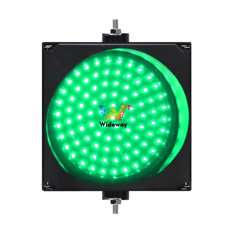 Traffic Signal Light Single New PC Housing for Parking Lots Green White Color Available DC12V DC24V AC85-265V