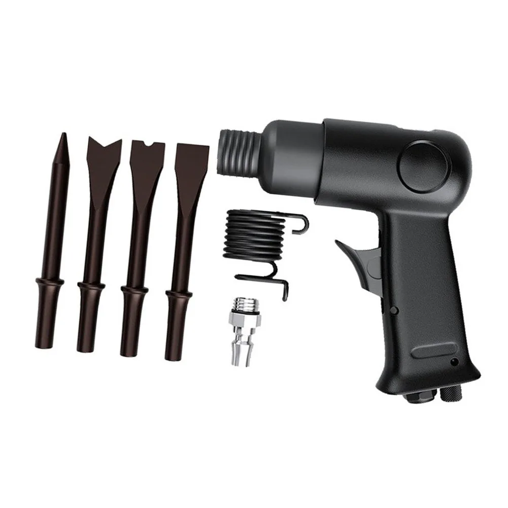 Industrial Air Hammer Chisel Kit With Bits For Rust Removal Weld Slag Cleaning Automotive Repair Pneumatic Scaling Tool