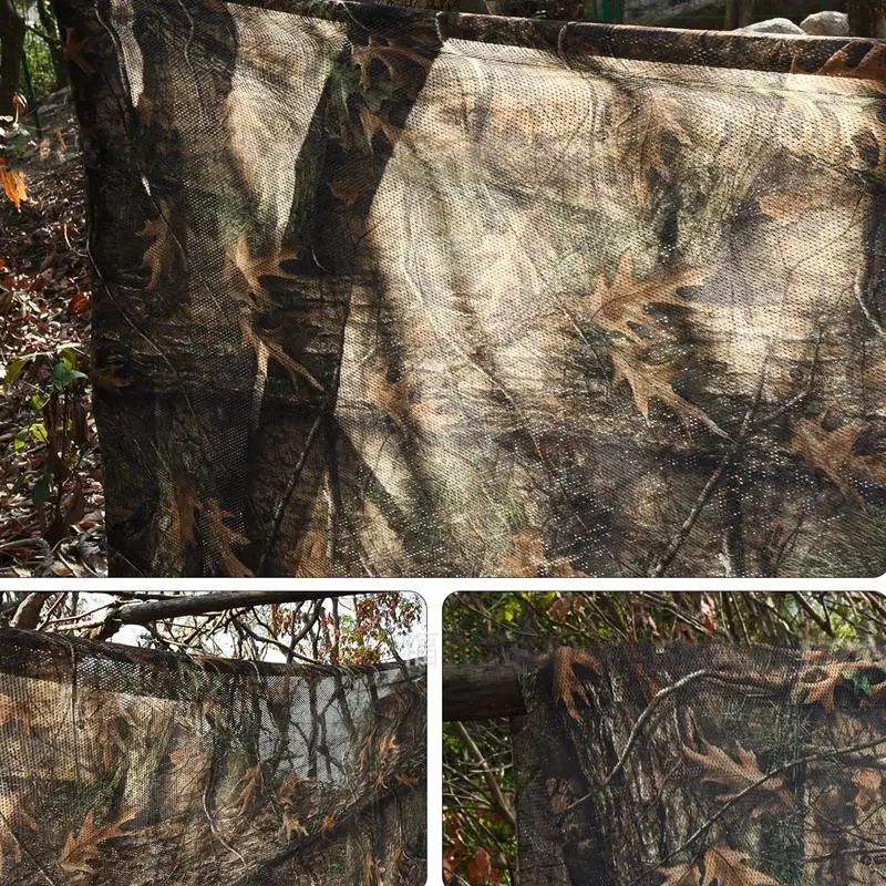 5 Colors Camouflage Mesh Fabric Sun Shade Garden Fence Decoration Camo Net Privacy Screen Car Camping Canopy Hunting Accessory